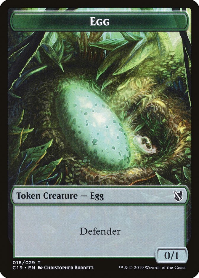 Eldrazi // Egg Double-sided Token [Commander 2019 Tokens]