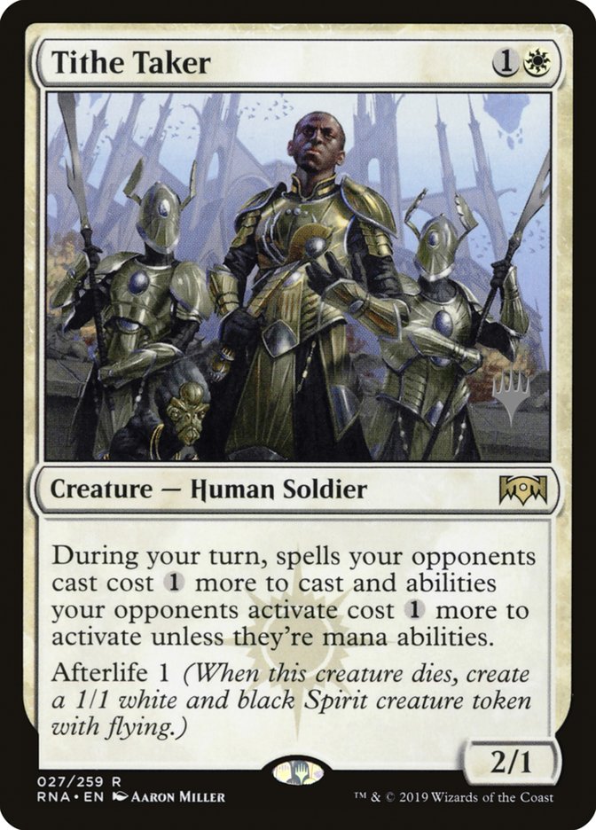 Tithe Taker (Promo Pack) [Ravnica Allegiance Promos] | Gauntlet Hobbies - Angola