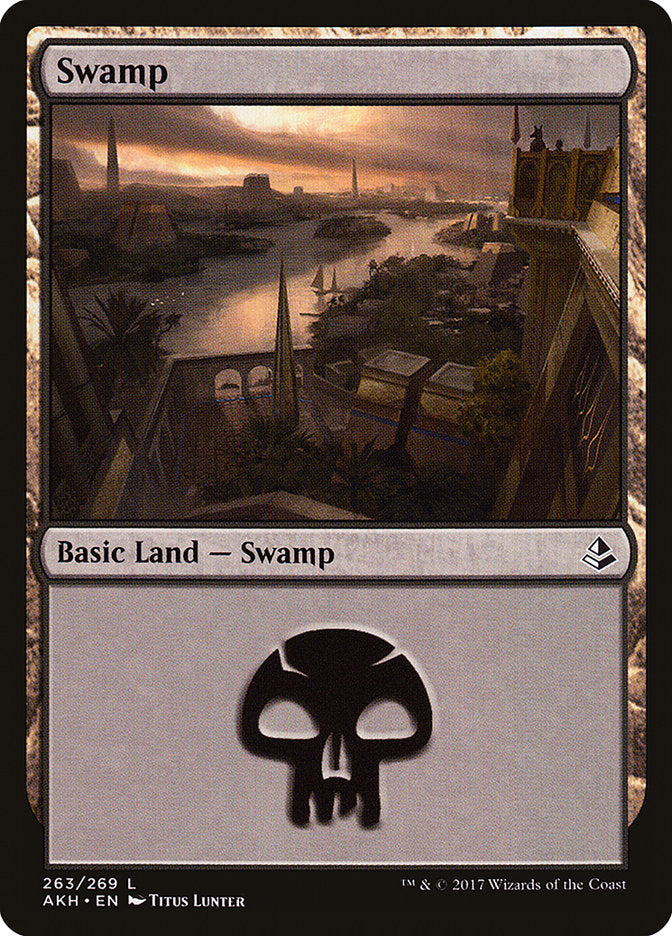 Swamp (263) [Amonkhet] | Gauntlet Hobbies - Angola