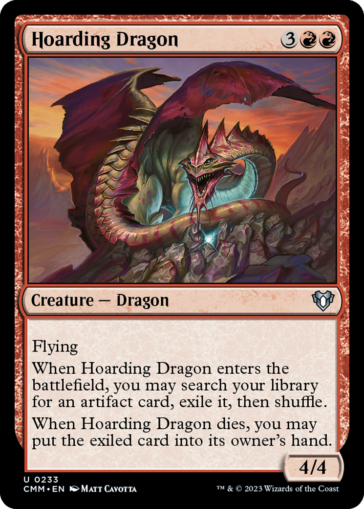 Hoarding Dragon [Commander Masters] | Gauntlet Hobbies - Angola