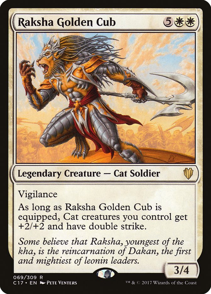 Raksha Golden Cub [Commander 2017] | Gauntlet Hobbies - Angola