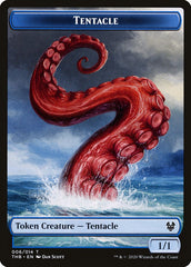 Human Soldier // Tentacle Double-sided Token [Theros Beyond Death Tokens] | Gauntlet Hobbies - Angola