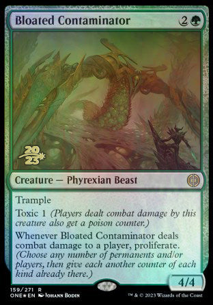 Bloated Contaminator [Phyrexia: All Will Be One Prerelease Promos] | Gauntlet Hobbies - Angola