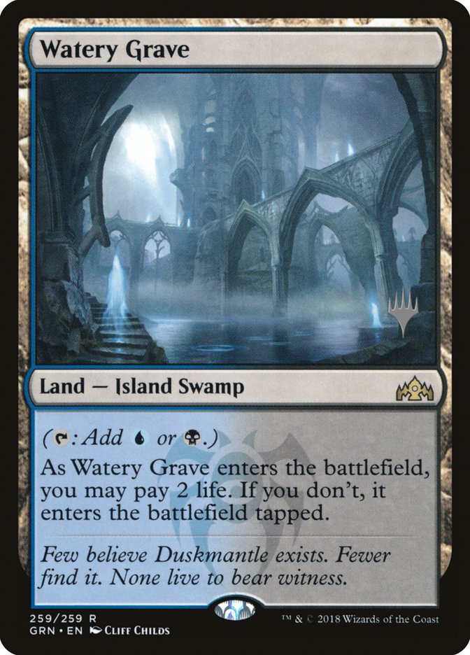 Watery Grave (Promo Pack) [Guilds of Ravnica Promos] | Gauntlet Hobbies - Angola