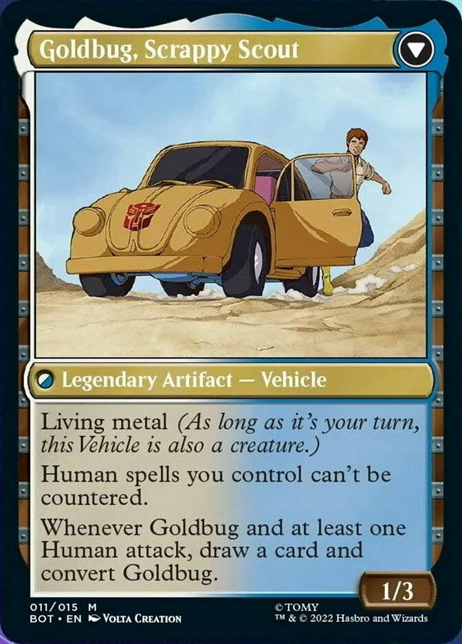 Goldbug, Humanity's Ally // Goldbug, Scrappy Scout [Universes Beyond: Transformers] | Gauntlet Hobbies - Angola