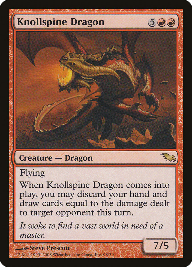 Knollspine Dragon [Shadowmoor] | Gauntlet Hobbies - Angola