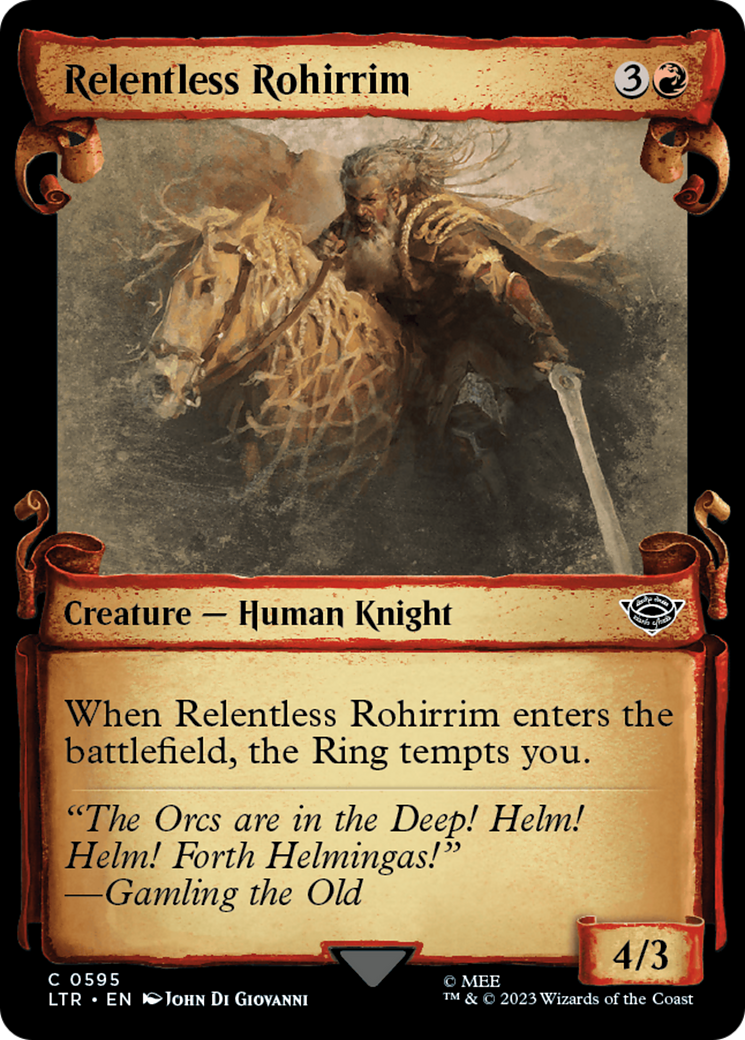 Relentless Rohirrim [The Lord of the Rings: Tales of Middle-Earth Showcase Scrolls] | Gauntlet Hobbies - Angola