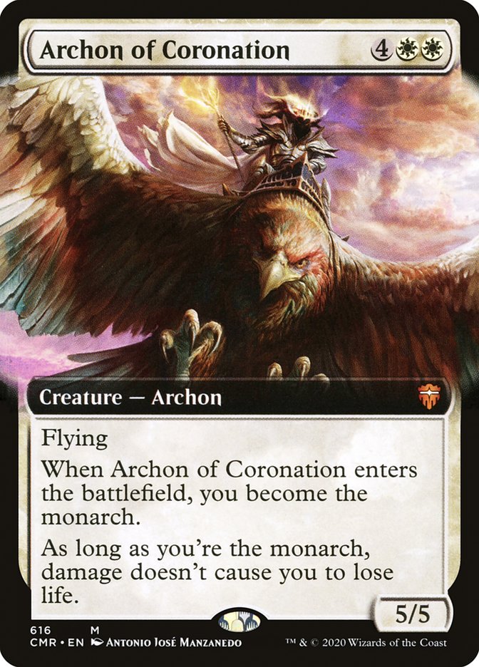 Archon of Coronation (Extended) [Commander Legends] | Gauntlet Hobbies - Angola