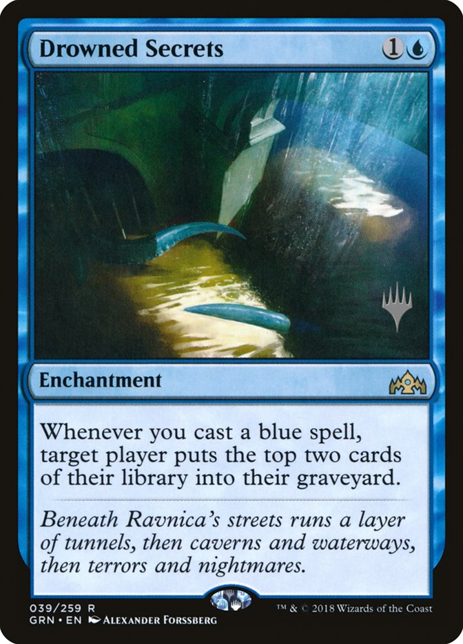 Drowned Secrets (Promo Pack) [Guilds of Ravnica Promos] | Gauntlet Hobbies - Angola