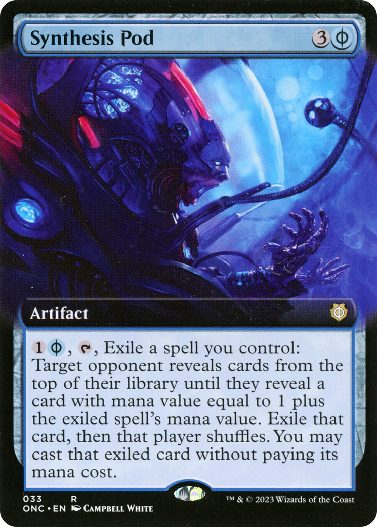 Synthesis Pod (Extended Art) [Phyrexia: All Will Be One Commander] | Gauntlet Hobbies - Angola