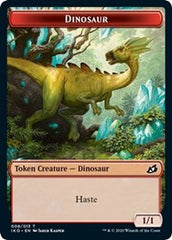 Dinosaur // Human Soldier (003) Double-sided Token [Ikoria: Lair of Behemoths Tokens] | Gauntlet Hobbies - Angola
