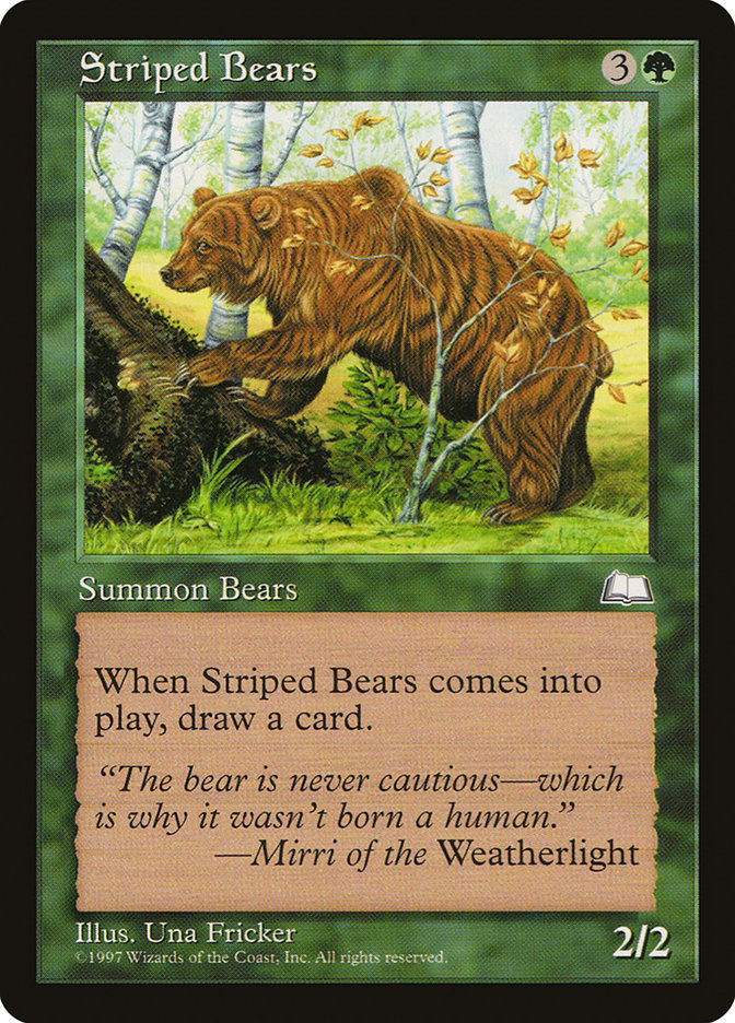 Striped Bears [Weatherlight] | Gauntlet Hobbies - Angola