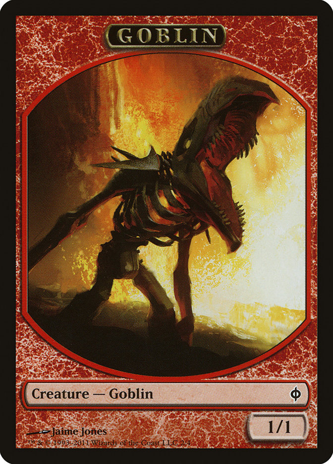 Goblin Token [New Phyrexia Tokens] | Gauntlet Hobbies - Angola