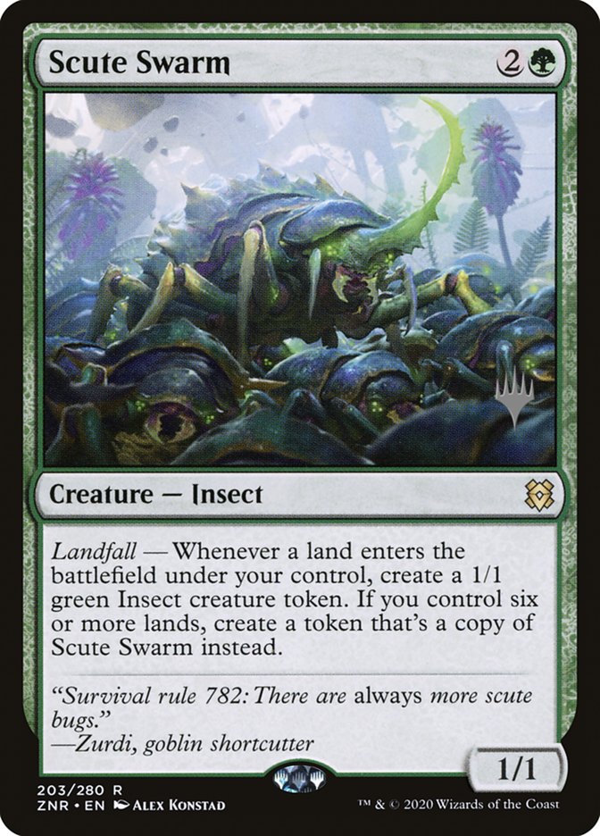 Scute Swarm (Promo Pack) [Zendikar Rising Promos] | Gauntlet Hobbies - Angola