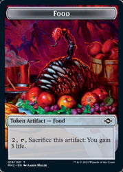 Elemental Token // Food Token (18) [Modern Horizons 2 Tokens]