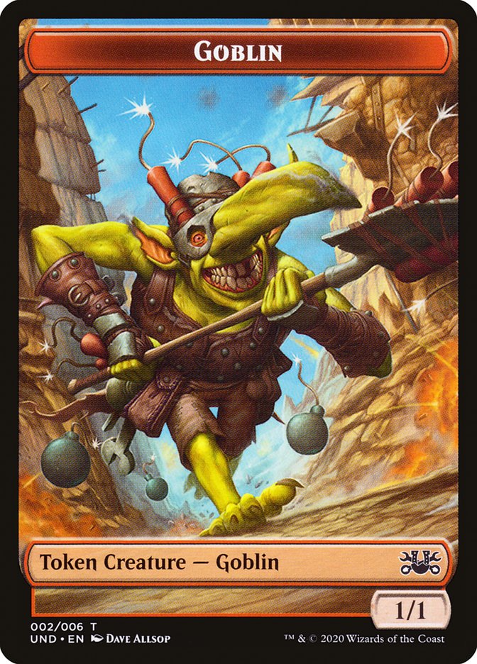 Goblin // Giant Teddy Bear Double-sided Token [Unsanctioned Tokens] | Gauntlet Hobbies - Angola