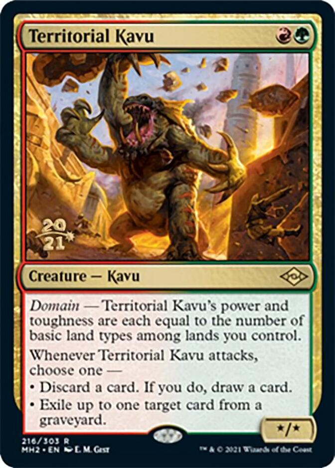 Territorial Kavu [Modern Horizons 2 Prerelease Promos] | Gauntlet Hobbies - Angola