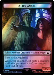 Alien Angel // Alien Salamander Double-Sided Token (Surge Foil) [Doctor Who Tokens] | Gauntlet Hobbies - Angola