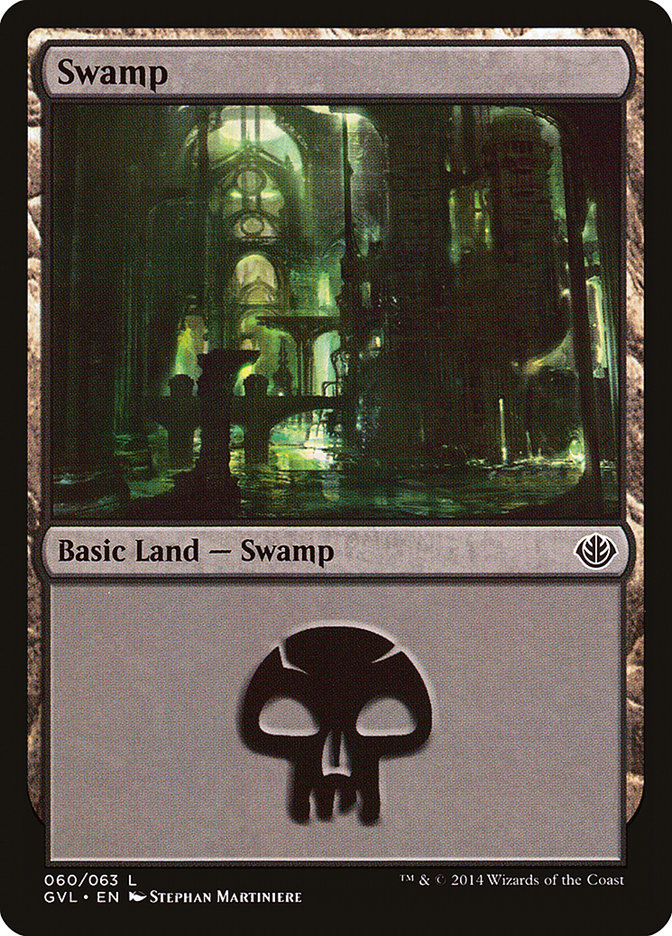 Swamp (60) (Garruk vs. Liliana) [Duel Decks Anthology] | Gauntlet Hobbies - Angola