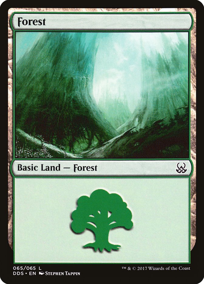 Forest (65) [Duel Decks: Mind vs. Might] | Gauntlet Hobbies - Angola