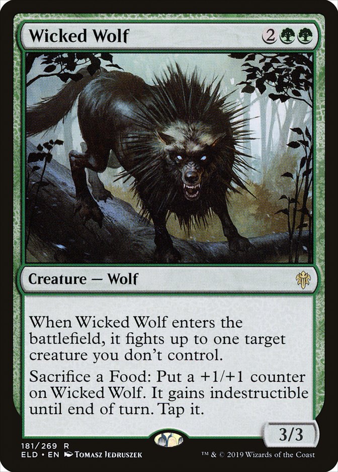Wicked Wolf [Throne of Eldraine] | Gauntlet Hobbies - Angola