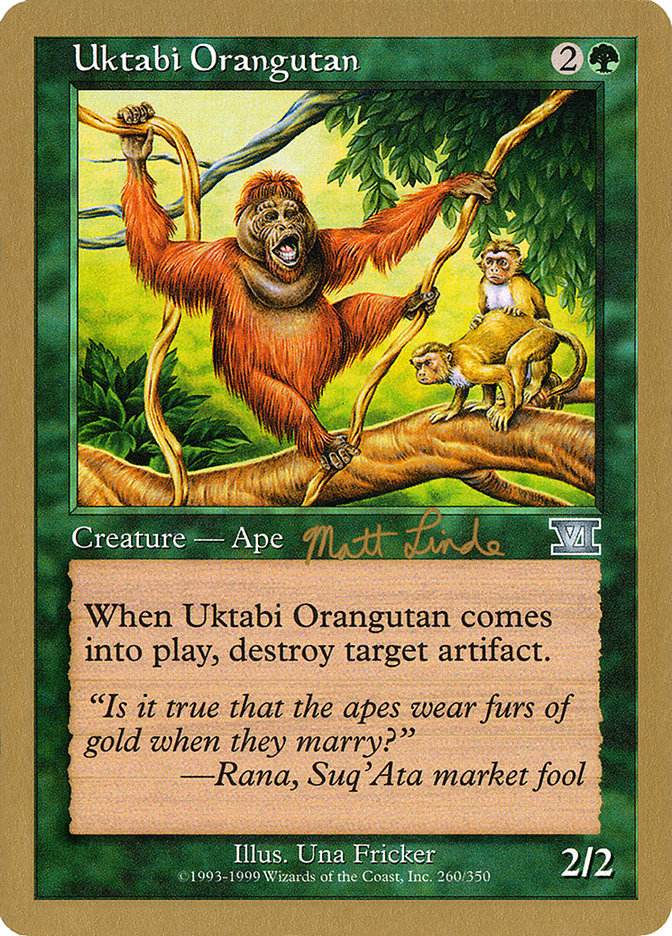 Uktabi Orangutan (Matt Linde) [World Championship Decks 1999] | Gauntlet Hobbies - Angola