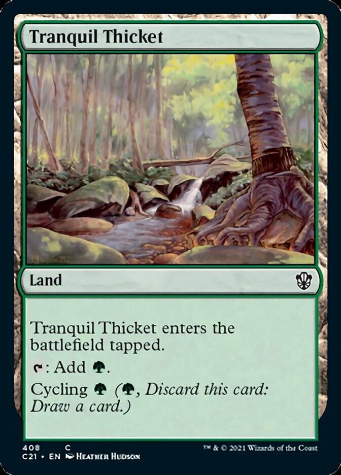 Tranquil Thicket [Commander 2021] | Gauntlet Hobbies - Angola