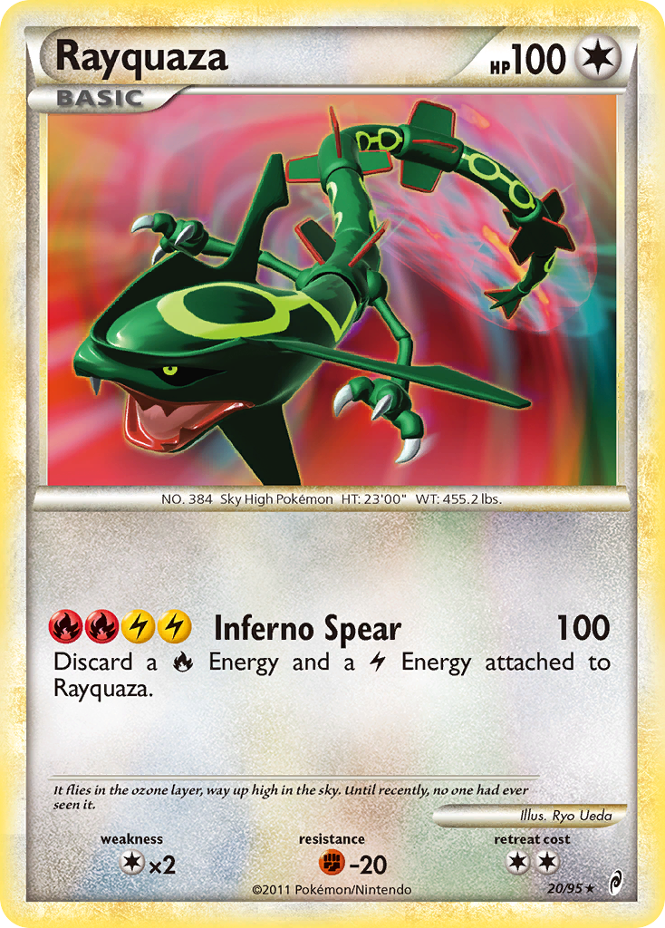 Rayquaza (20/95) [HeartGold & SoulSilver: Call of Legends] | Gauntlet Hobbies - Angola