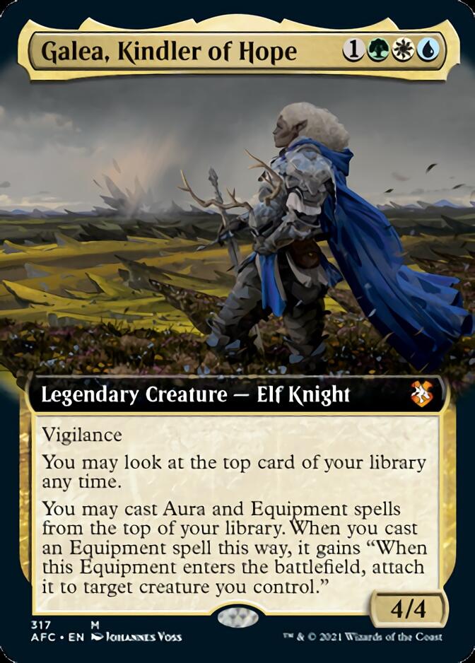 Galea, Kindler of Hope (Extended) [Dungeons & Dragons: Adventures in the Forgotten Realms Commander] | Gauntlet Hobbies - Angola