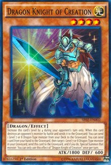 Dragon Knight of Creation [Structure Deck: Rise of the True Dragons] [SR02-EN002] | Gauntlet Hobbies - Angola