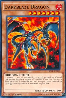 Darkblaze Dragon [Structure Deck: Rise of the True Dragons] [SR02-EN006] | Gauntlet Hobbies - Angola