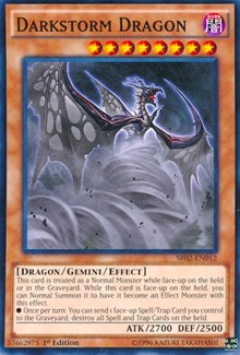 Darkstorm Dragon [Structure Deck: Rise of the True Dragons] [SR02-EN012] | Gauntlet Hobbies - Angola
