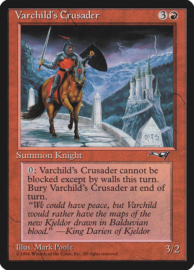 Varchild's Crusader (Brown Horse) [Alliances] | Gauntlet Hobbies - Angola