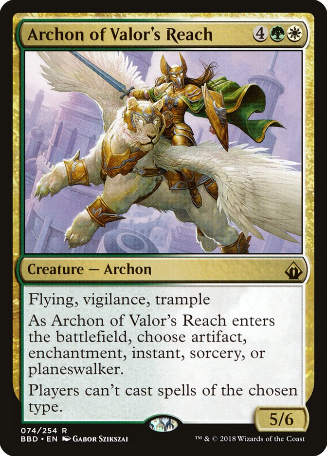 Archon of Valor's Reach [Battlebond] | Gauntlet Hobbies - Angola