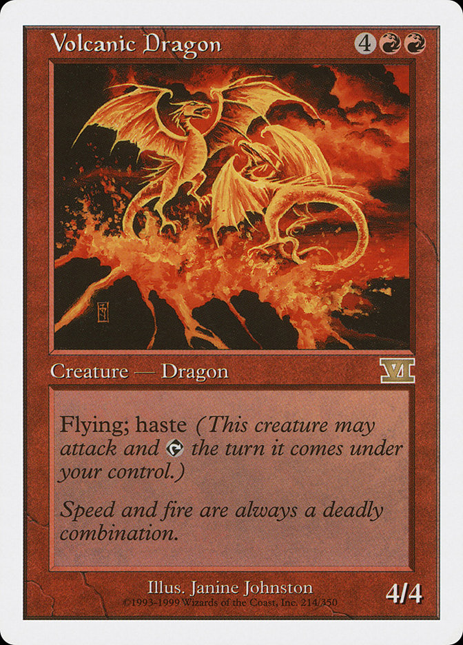 Volcanic Dragon [Classic Sixth Edition] | Gauntlet Hobbies - Angola