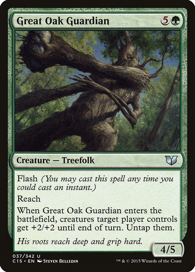 Great Oak Guardian [Commander 2015] | Gauntlet Hobbies - Angola