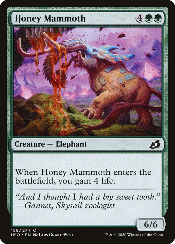 Honey Mammoth [Ikoria: Lair of Behemoths] | Gauntlet Hobbies - Angola