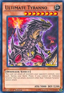 Ultimate Tyranno [Structure Deck: Dinosmasher's Fury] [SR04-EN006] | Gauntlet Hobbies - Angola