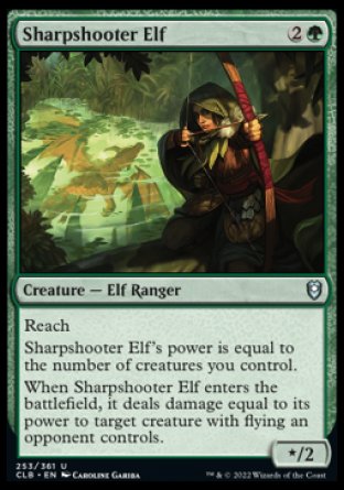 Sharpshooter Elf [Commander Legends: Battle for Baldur's Gate] | Gauntlet Hobbies - Angola