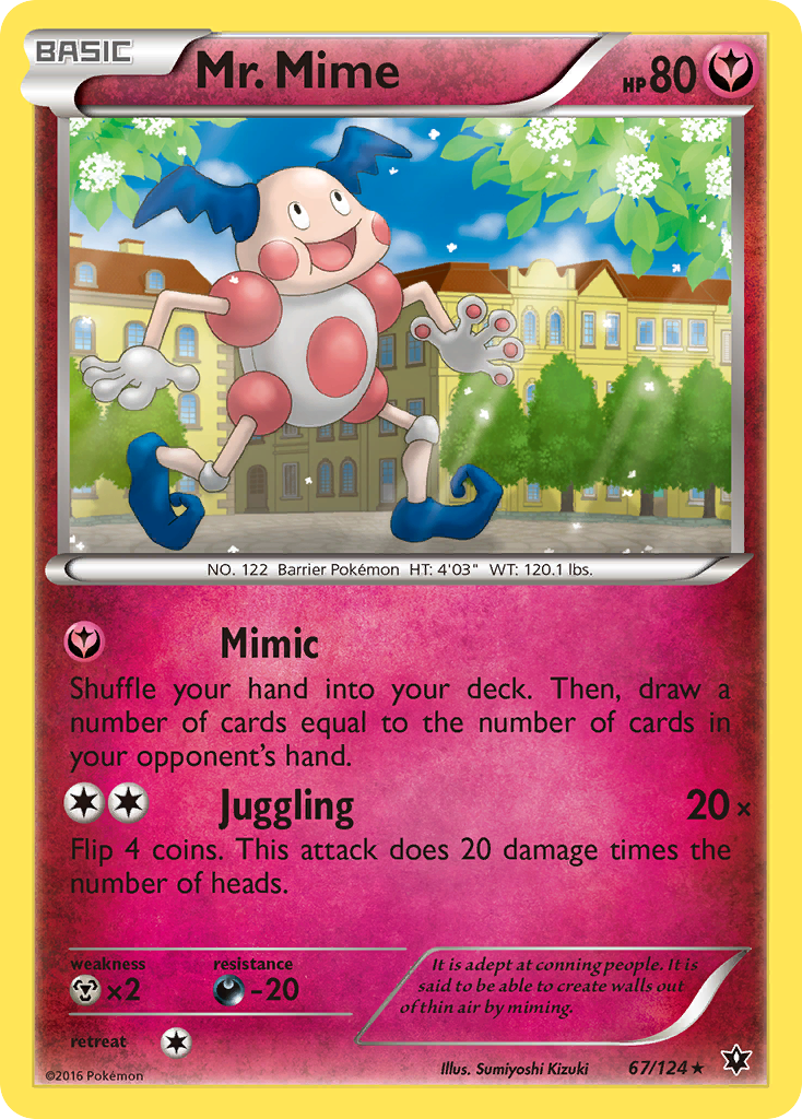 Mr. Mime (67/124) [XY: Fates Collide] | Gauntlet Hobbies - Angola