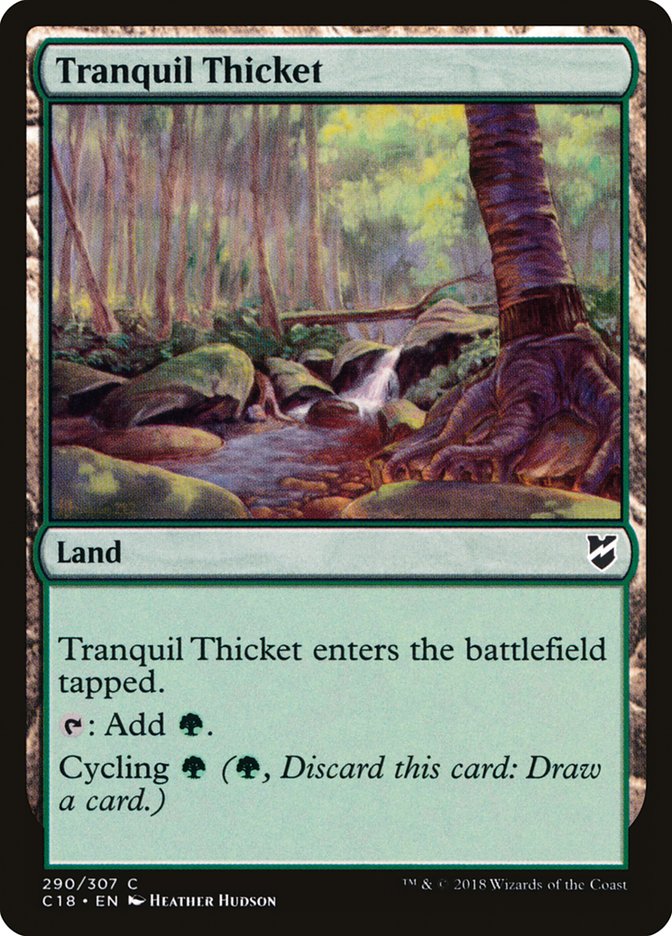 Tranquil Thicket [Commander 2018] | Gauntlet Hobbies - Angola