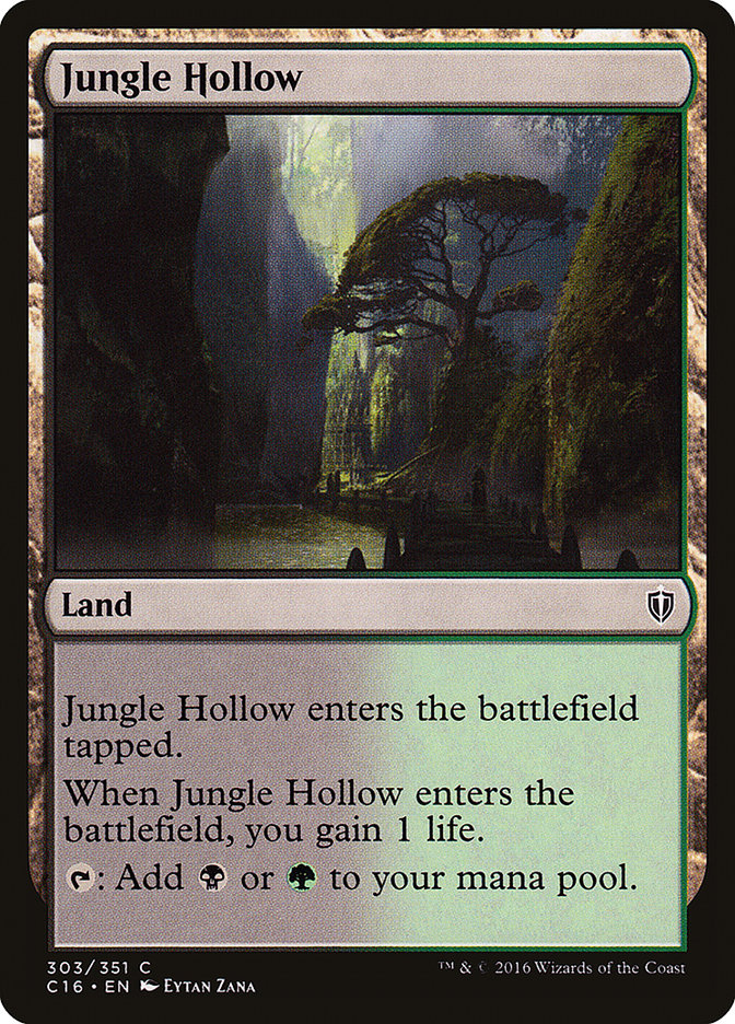 Jungle Hollow [Commander 2016] | Gauntlet Hobbies - Angola