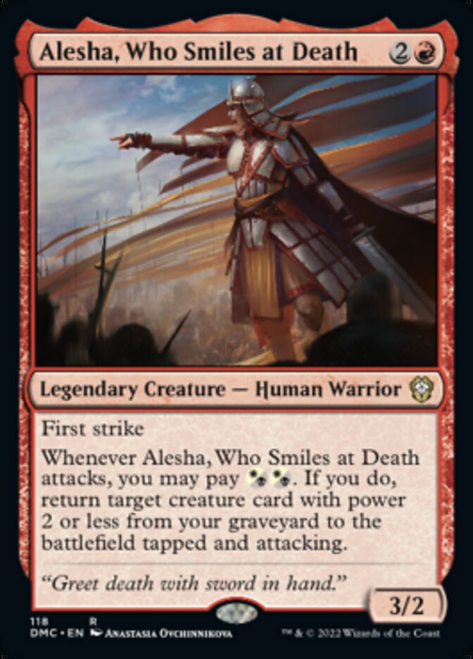 Alesha, Who Smiles at Death [Dominaria United Commander] | Gauntlet Hobbies - Angola