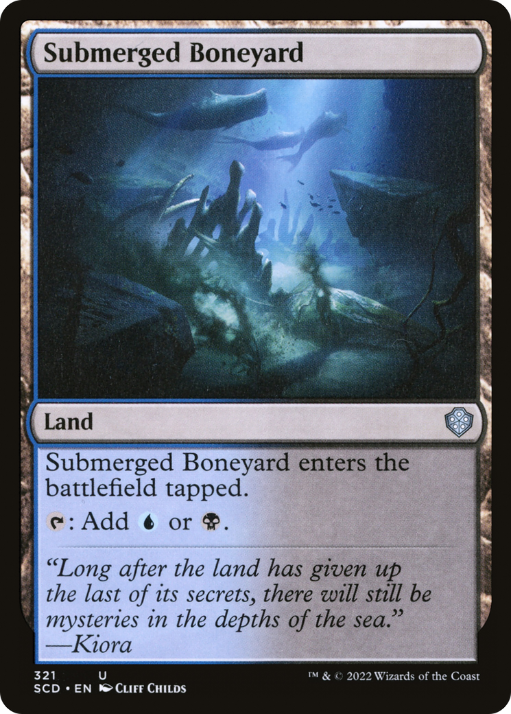 Submerged Boneyard [Starter Commander Decks] | Gauntlet Hobbies - Angola