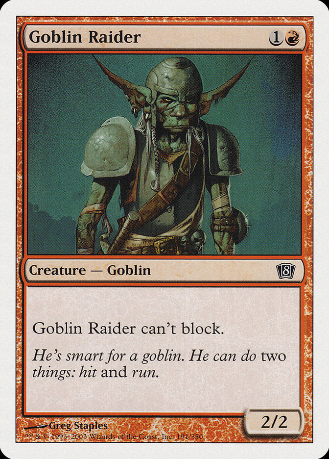 Goblin Raider [Eighth Edition] | Gauntlet Hobbies - Angola