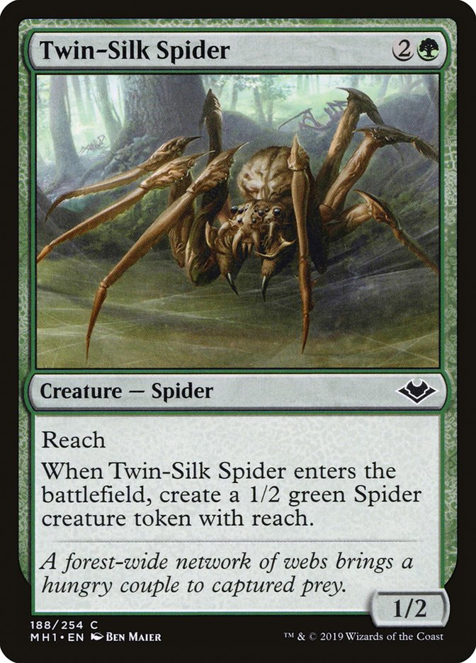 Twin-Silk Spider [Modern Horizons] | Gauntlet Hobbies - Angola