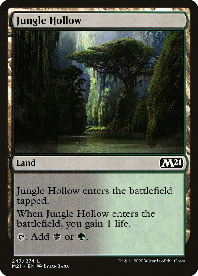Jungle Hollow [Core Set 2021] | Gauntlet Hobbies - Angola