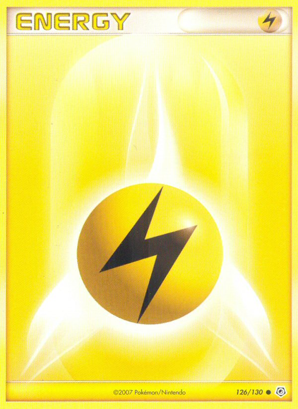 Lightning Energy (126/130) [Diamond & Pearl: Base Set] | Gauntlet Hobbies - Angola