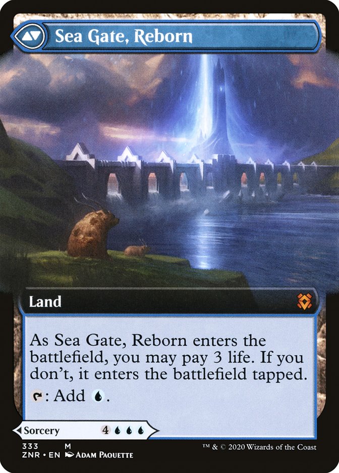 Sea Gate Restoration // Sea Gate, Reborn (Extended) [Zendikar Rising]