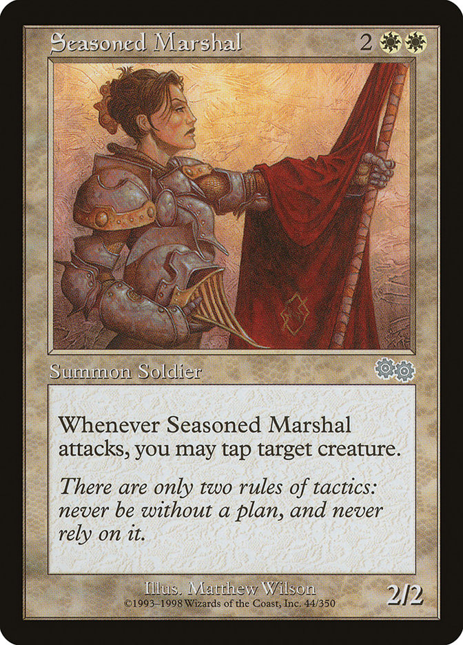 Seasoned Marshal [Urza's Saga]